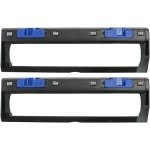 2x Hoofdborstelafdekking geschikt voor ECOVACS X5 PRO - X5 Max - X5 Pro Ultra - X5 Pro Plus - X2S robotstofzuiger - vervangend onderdeel
