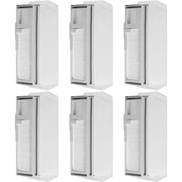 6-pack vervangende stofzakken - geschikt voor Narwal Freo X plus robotstofzuiger - 184*40mm - wit