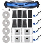 Accessoire-vervanging - 18 stuks - geschikt voor Ecovacs Deebot T30C Omni - T30C - T50S - N50 robotstofzuiger