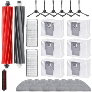 Accessoireset Voor Roborock S8 Pro Ultra, 6 Stofzakken, 2 Hoofdborstels, 6 Zijborstels, 2 Filters, 4 Dweildoeken, 1 Hoofdborstel, Reserveonderdelen Voor Robotstofzuigers, Accessoires