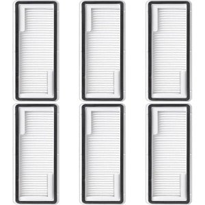 Filter - 6 stuks - geschikt voor Narwal Freo X Plus robotstofzuiger - accessoires vervangingsonderdeel - Wit