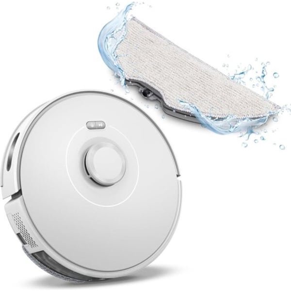 Luxe Dweilrobot - Dweilsysteem - Vloerreiniger - Bediening met App - 2 in 1 Functionaliteit - 2700PA - Spraakbediening - Automatische Dweil - Wit