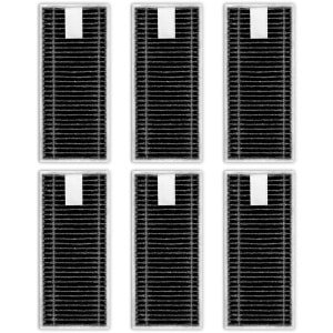 Namajunas - 6 stuks HEPA Filters Geschikt voor ECOVACS - Geschikt voor ECOVACS DEEBOT X9 Pro Omni, X8 Pro Omni,T80 Omni, X8 OMNI, X11 OmniCyclone, X11 Pro Omni Robotstofzuiger - Stofzuigeraccessoires