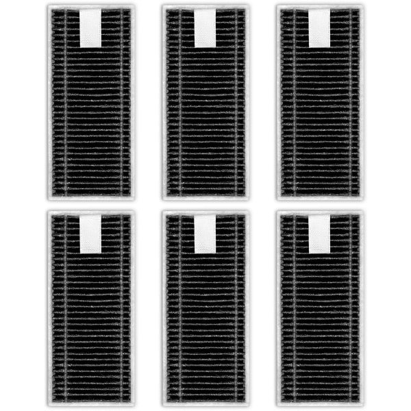 Namajunas - 6 stuks HEPA Filters Geschikt voor ECOVACS - Geschikt voor ECOVACS DEEBOT X9 Pro Omni, X8 Pro Omni,T80 Omni, X8 OMNI, X11 OmniCyclone, X11 Pro Omni Robotstofzuiger - Stofzuigeraccessoires