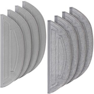 Namajunas - Dweildoeken Geschikt voor Roborock S8 / S8 MaxV Ultra / S8 Max Ultra / G20s robotstofzuiger - Met Dubbele sonische vibratiemodules - Stofzuigeraccessoires voor dweilen - Wasbaar en Herbruikbaar - 8 Stuks - Perfecte Pasvorm