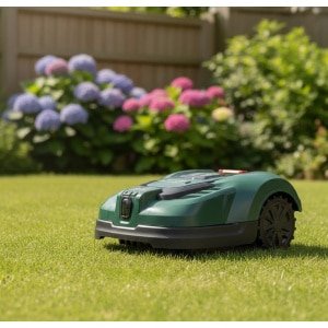 Parkside 20 V Robotmaaier PAMR 500 Bundel - Robotgrasmaaier voor tuinen tot 500 m² met borstelloze motor, automatische terugkeer naar oplaadstation, PIN-code diefstalbeveiliging, 3 maaistanden, regen- en hellingssensor + Meetlint en Sleutelhanger