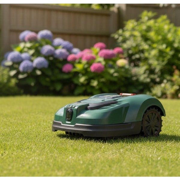 Parkside 20 V Robotmaaier PAMR 500 Bundel - Robotgrasmaaier voor tuinen tot 500 m² met borstelloze motor, automatische terugkeer naar oplaadstation, PIN-code diefstalbeveiliging, 3 maaistanden, regen- en hellingssensor + Meetlint en Sleutelhanger