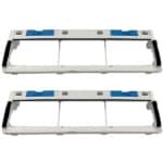 Vervangende achterklep - 2 stuks geschikt voor Ecovacs Deebot X2 Omni - X2 - X2 Pro - X2 Combo robotstofzuiger - wasbare - herbruikbare onderdelen