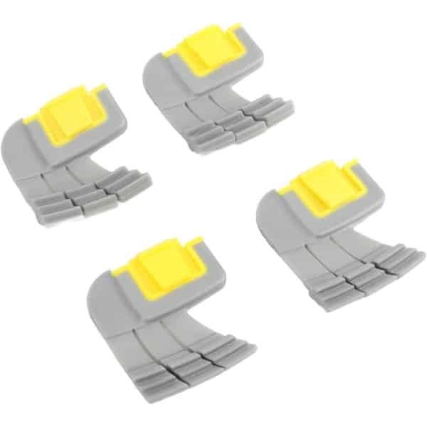 Allecto - Cyclonische schrobborstel voor Zwembadrobot - Sterke slijtvaste vervanging - Set van 4 - Geschikt voor MX8 Mx6 - Snel reinigen - R0714400