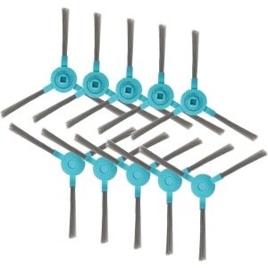 10 zijborstels - luchtfilter voor Conga 1290 1390 robotstofzuiger - vervanging accessoires - onderdelen .