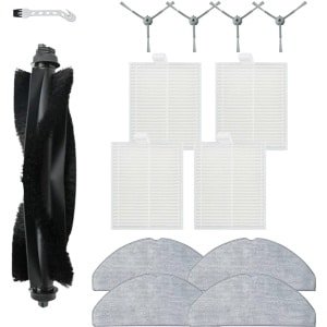 13 stuks robotstofzuiger accessoires - Geschikt voor Eufy G50 Hybrid (SES) - L60 Hybrid (SES) - L60 - L60 SES - L50 - L50 SES - Onderdelen - voor robotstofzuiger - met reinigingsborstel - Vervangingsonderdelen