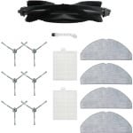 14 stuks robotstofzuiger accessoires - Geschikt voor Eufy G50 Hybrid (SES) - L60 Hybrid (SES) - L60 - L60 SES - L50 - L50 SES - Onderdelen - voor robotstofzuiger - met reinigingsborstel - Vervangingsonderdelen