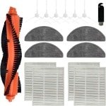 16-delige vervangingsonderdelenset geschikt voor Xiaomi E10 B112 geschikt voor Mijia 3C robotstofzuiger