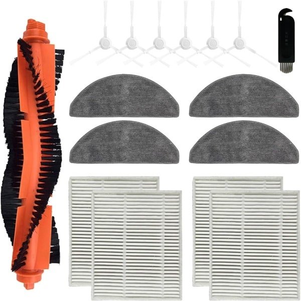 16-delige vervangingsonderdelenset geschikt voor Xiaomi E10 B112 geschikt voor Mijia 3C robotstofzuiger