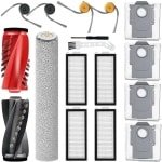 16 vervangende onderdelen geschikt voor de Roborock Qrevo Curv 2 Flow robotstofzuiger