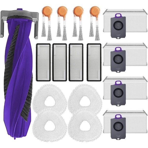 17-delige set vervangingsonderdelen geschikt voor de Narwal Freo X10 Pro robotstofzuiger
