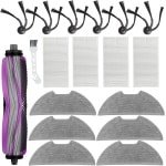 18-delige set vervangende onderdelen en accessoires geschikt voor de Eureka E20 Evo Plus robotstofzuiger