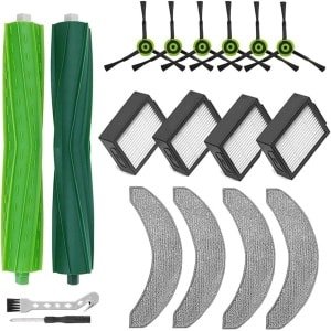 18 vervangende onderdelen geschikt voor de iRobot Roomba Combo J7+/Plus robotstofzuiger