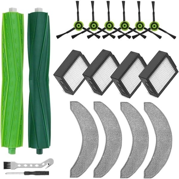 18 vervangende onderdelen geschikt voor de iRobot Roomba Combo J7+/Plus robotstofzuiger