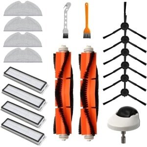 19-delige set accessoires en vervangingsonderdelen geschikt voor de Xiaomi Dreame D9 robotstofzuiger