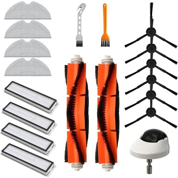 19-delige set accessoires en vervangingsonderdelen geschikt voor de Xiaomi Dreame D9 robotstofzuiger