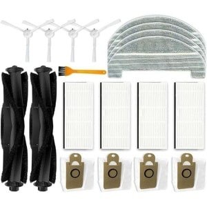 19 reserveonderdelen en accessoires Geschikt voor de Ultenic T10 robotstofzuiger Geschikt voor 2 hoofdborstels + 4 zijborstels + 4 H-filters