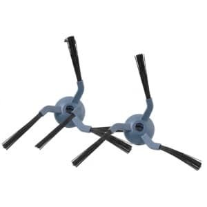 2 Zijborstels Vervangende Accessoires voor Eufy X10 Pro Omni Robotstofzuiger.