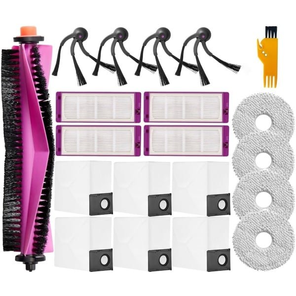 20 vervangende onderdelen geschikt voor de EUREKA J15 Max Ultra robotstofzuiger