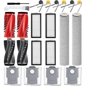 20 vervangende onderdelen geschikt voor de Roborock Qrevo Curv 2 Flow robotstofzuiger