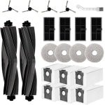 21 stuks accessoires gescht voor Dreame L40 Ultra/X40 Ultra Complete/X40 Master/Mova P50 Pro Ultra robotstofzuiger, reserveonderdelen, accessoireset, hoofdborstel, stofzak, zijborstels