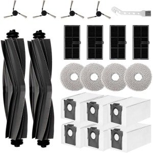 21 stuks accessoires gescht voor Dreame L40 Ultra/X40 Ultra Complete/X40 Master/Mova P50 Pro Ultra robotstofzuiger, reserveonderdelen, accessoireset, hoofdborstel, stofzak, zijborstels