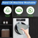 4 stucks vervangende dweilpads - compatibel met iRobot Roomba stofzuiger 2 Essential - zuig- en dweilrobot-combi, Y0140 - Y0110 - Q011 - Q0120 - Roomba 105 Combo - wisserdoeken