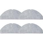 4 stuks Mopdoeken - Geschikt voor Eufy G50 Hybrid (SES) - L60 Hybrid (SES) - L60 - L60 SES - L50 - L50 SES - 273*116mm - Onderdelen - voor robotstofzuiger - grijs