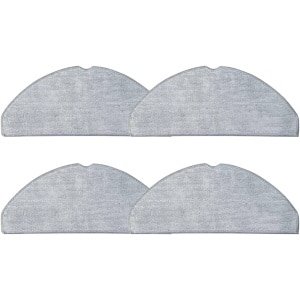 4 stuks Mopdoeken - Geschikt voor Eufy G50 Hybrid (SES) - L60 Hybrid (SES) - L60 - L60 SES - L50 - L50 SES - 273*116mm - Onderdelen - voor robotstofzuiger - grijs