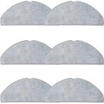 6 stuks Mopdoeken - Geschikt voor Eufy G50 Hybrid (SES) - L60 Hybrid (SES) - L60 - L60 SES - L50 - L50 SES - 273*116mm - Onderdelen - voor robotstofzuiger - grijs