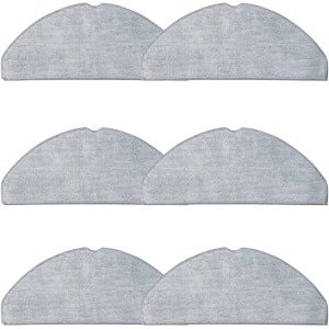 6 stuks Mopdoeken - Geschikt voor Eufy G50 Hybrid (SES) - L60 Hybrid (SES) - L60 - L60 SES - L50 - L50 SES - 273*116mm - Onderdelen - voor robotstofzuiger - grijs