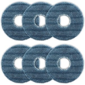 6 stuks wisdoeken voor Eufy Omni C20 robotstofzuiger, verbeterde microvezel, zacht, wasbaar en herbruikbaar, vervangende mop