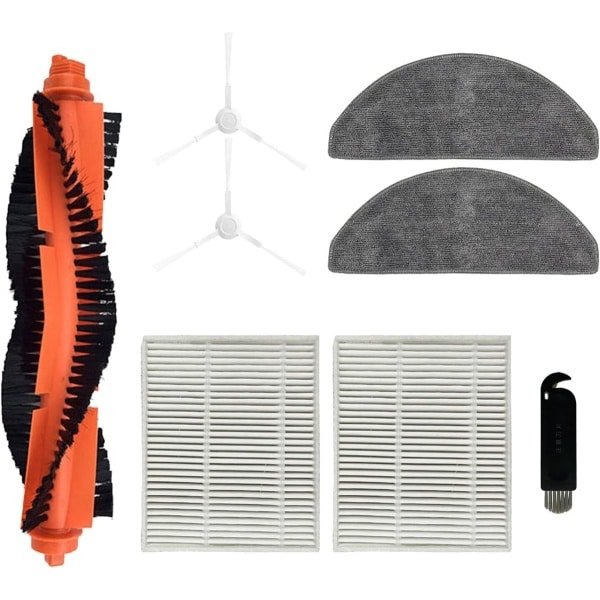 8-delige vervangingsonderdelenset geschikt voor Xiaomi E10 B112 Mijia 3C robotstofzuiger