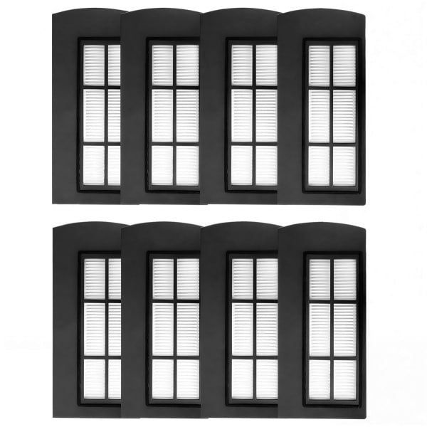 8x Filter Geschikt voor Eufy X9 Pro Robotstofzuiger, Vervangende Filters, Reinigingsonderdelen Kit