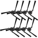 8x Zijborstels Geschikt voor Eufy X9 Pro, X10 Pro Omni Robotstofzuiger - Vervangende Randvegers, Hoekborstel Accessoires Kit