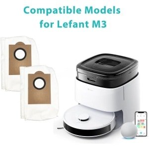 9 stuks stofzakken geschikt voor de Lefant M3 robotstofzuiger met dweilfunctie