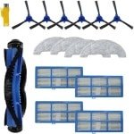 Accessoirekit Geschikt voor reserveonderdelen van de Proscenic 850T robotstofzuiger: 15 stuks inclusief hoofdborstel, filter en zijborstel.