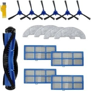 Accessoirekit Geschikt voor reserveonderdelen van de Proscenic 850T robotstofzuiger: 15 stuks inclusief hoofdborstel, filter en zijborstel.