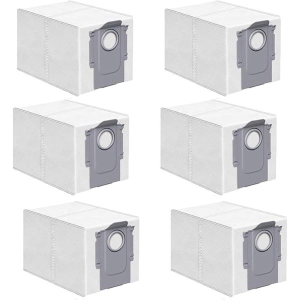 Accessoirekit met 6 stofzakken geschikt voor de Roborock Qrevo Curv/P20 Pro robotstofzuiger