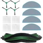 Accessoires Geschikt voor de iRobot Roomba Combo Essential (Y0112) robotstofzuiger: 1 hoofdborstel, 4 reinigingspads, 4 HEPA-filters, 4 borstels.