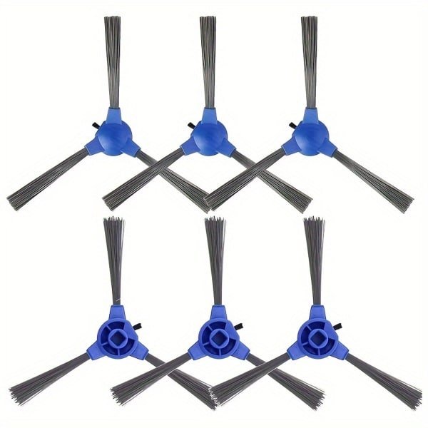 Deze set van zes zijborstels is geschikt als vervangingsonderdeel Geschikt voor de Eufy robotstofzuigers 11S, RoboVac 30, RoboVac 30C, RoboVac 15C, RoboVac 15T, RoboVac 12, RoboVac 25C en RoboVac 35C.