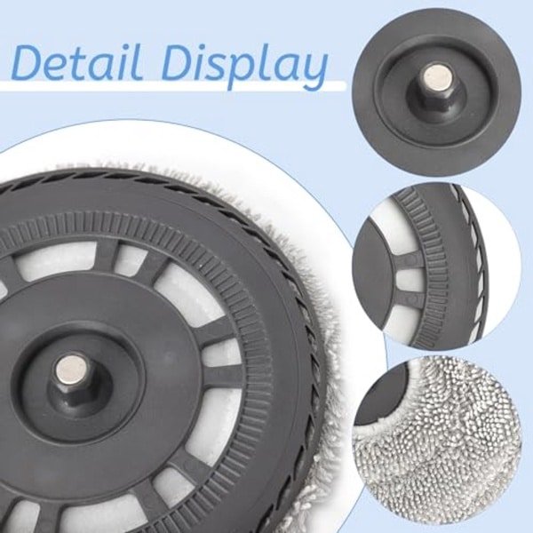 Dweildoeken Set voor Robotstofzuigers - Vervangende Doekjes en Houders - Wasbaar en Compatibel