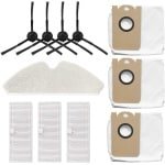 Filterborstel, dweil, doek en stofzak set geschikt voor de Proscenic M7 Pro robotstofzuiger