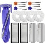 Geschikt voor Accessoires voor de Narwal/J5 robotstofzuiger - Rolborstel - Zijborstel - Filter - Reinigingsdoek - Stofzuigerzak