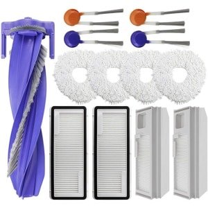 Geschikt voor Accessoires voor de Narwal/J5 robotstofzuiger - Rolborstel - Zijborstel - Filter - Reinigingsdoek - Stofzuigerzak